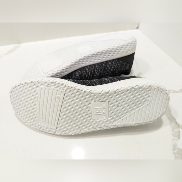 NWT George memory foam black white slip-on knit shoes walking sneakers size 13 - Picture 11 of 11